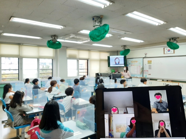 김포서초 집단지성의 힘으로 학생은 대면 학부모는 실시간 온라인 공개수업 운영
